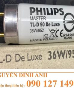 Bóng Đèn D50 Philips TL-D 90 Deluxe 36W/952 – Ánh Sáng Chuẩn Cho Tủ So Màu