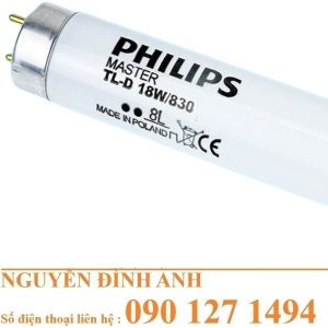  Bóng đèn TL83 cho tủ so màu Philips TL-D 18W/830 – Chuẩn xác màu sắc