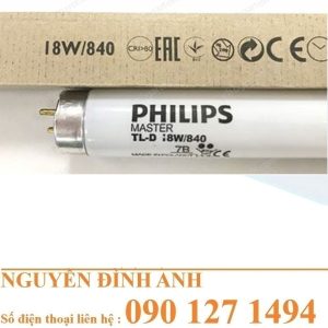 Bóng đèn TL84 cho tủ so màu Philips TL-D 18W/840 chính hãng
