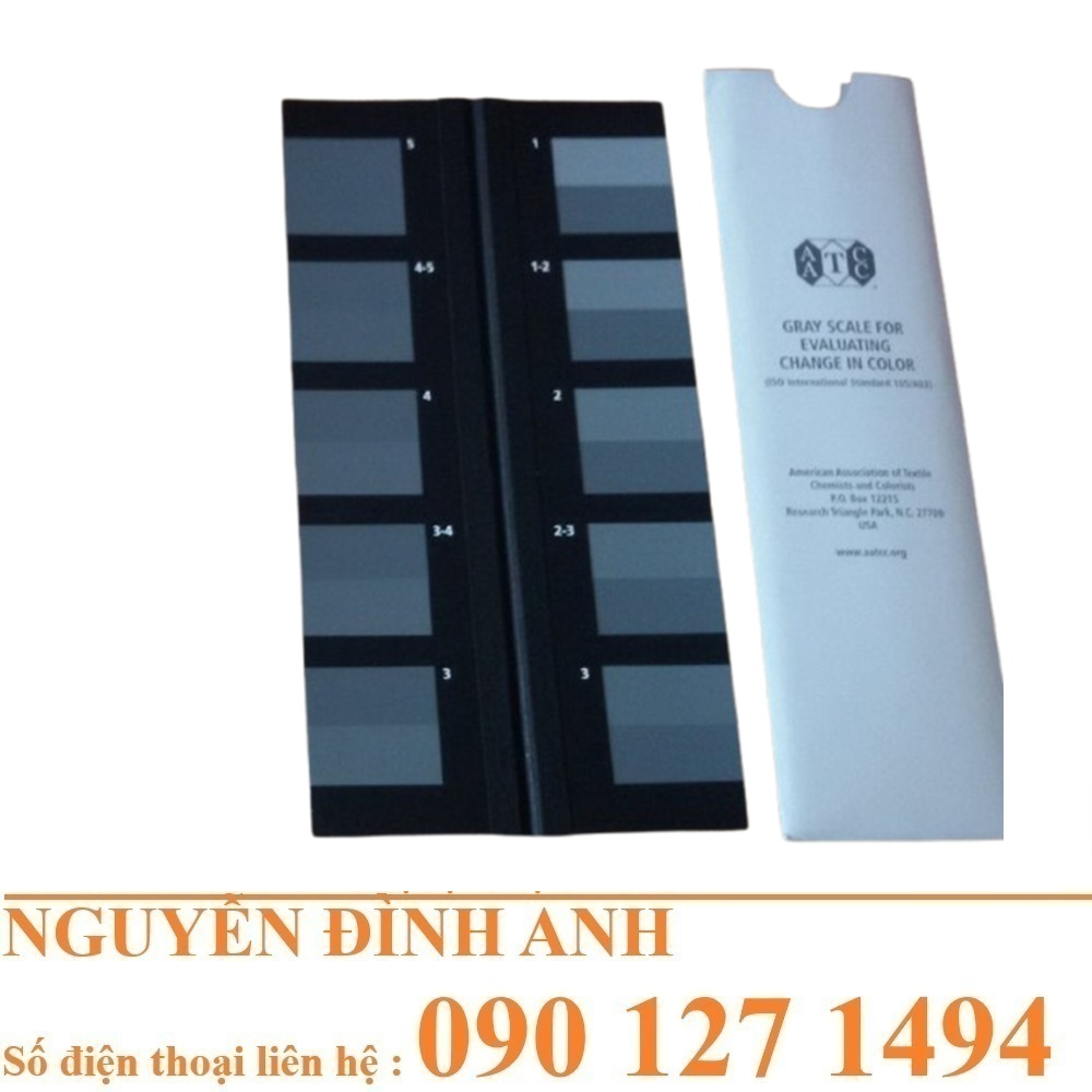 Thước Xám A02 – Tiêu Chuẩn Đánh Giá Độ Bền Màu Hàng Dệt May Theo AATCC và ISO