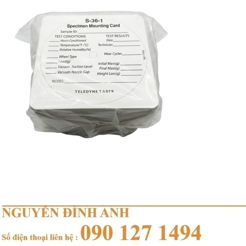 Tấm gắn mẫu S-36-1 hãng Taber | Phụ kiện máy mài mòn chính hãng USA