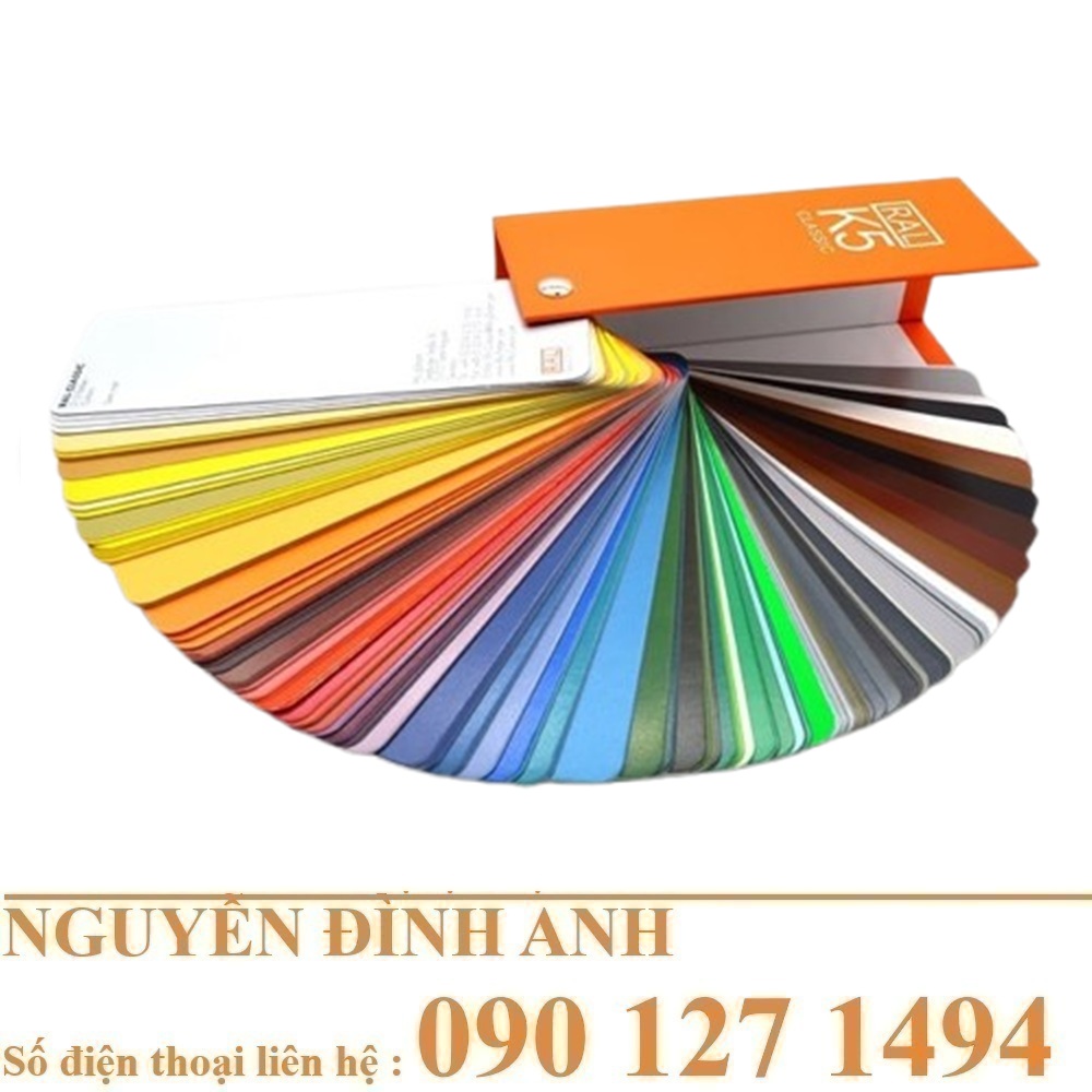 Quạt màu RAL K5 của hãng RAL